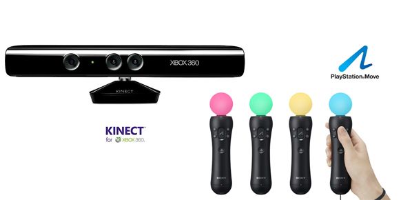 Kinect para Xbox 360 y PlayStation Move para PS3